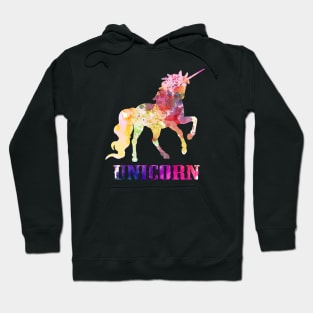 Unicorn Watercolor Hoodie